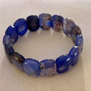 Blue Flower Agate.  Medium Fit.  Beautiful!😍